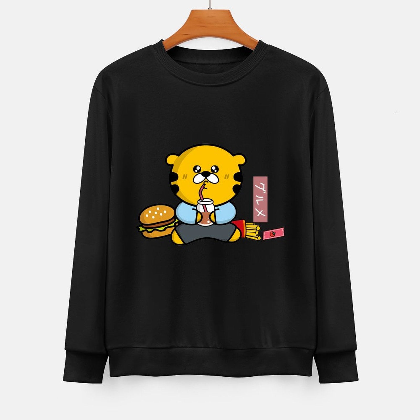 Front Patterned Long Sleeve TopActiveStyle ClassicStyle